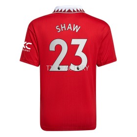 Manchester United Luke Shaw 23 Heim Trikotsatz 2022/23 Kurzarm